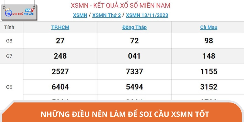 Ta nên làm gì để soi cầu XSMN thật thông thái?