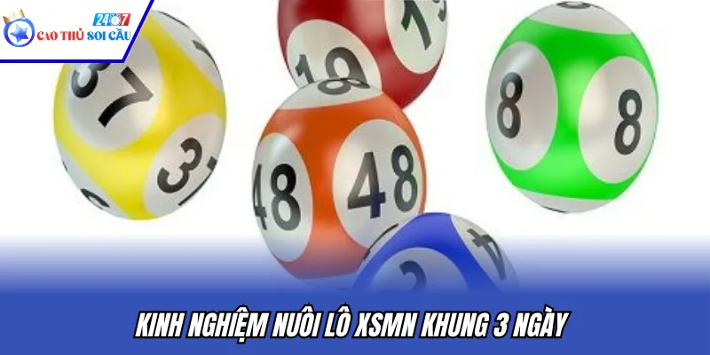 Kinh nghiệm nuôi lô XSMN khung 3 ngày