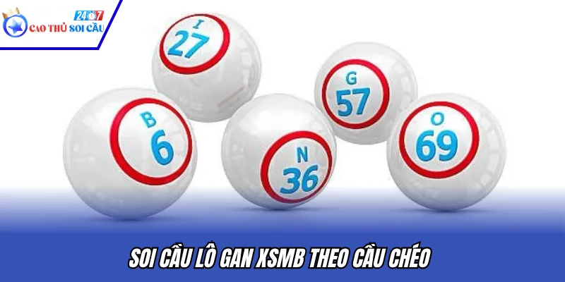 Soi cầu lô gan XSMB theo cầu chéo