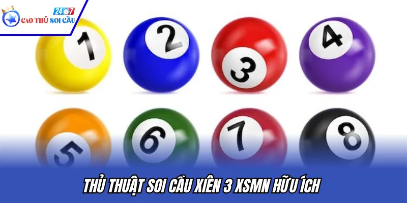 Thủ thuật soi cầu xiên 3 XSMN hữu ích