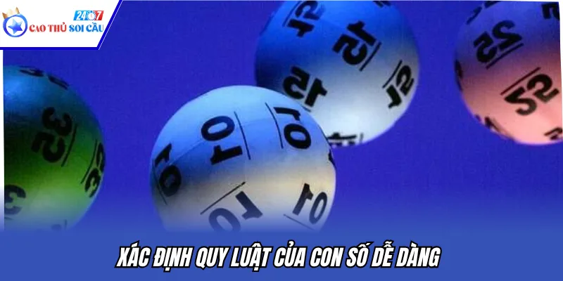 Xác định quy luật của con số dễ dàng